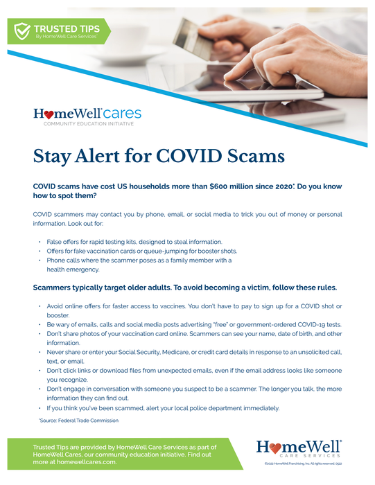 Avoiding COVID Scams